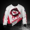 NFL Kansas City Chiefs White Red Bomber Jacket