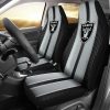 NFL Las Vegas Raiders Black Silver Car Seat Covers