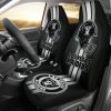 NFL Las Vegas Raiders Black Silver Helmet Car Seat Covers