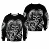 NFL Las Vegas Raiders Black Skull Demon Sweatshirt