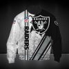 NFL Las Vegas Raiders Black White Bomber Jacket V2