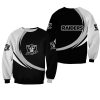NFL Las Vegas Raiders Black White Sweatshirt