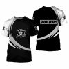 NFL Las Vegas Raiders Black White T-Shirt