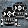 NFL Las Vegas Raiders Black White Ugly Christmas Sweater