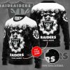 NFL Las Vegas Raiders Custom Name Ugly Christmas Sweater