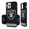 NFL Las Vegas Raiders Custom Text Black Phone Case