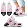 NFL Las Vegas Raiders Fight Breast Cancer Pink Running Shoes