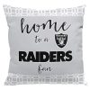 NFL Las Vegas Raiders Home Of A Fan Square Pillow Case