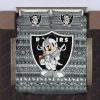 NFL Las Vegas Raiders Mickey Silver Bedding Set