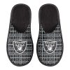 NFL Las Vegas Raiders Scuff Logo Slide In-House Slippers