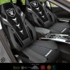 NFL Las Vegas Raiders Silver Black Car Seat Covers