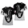 NFL Las Vegas Raiders Silver Black T-Shirt