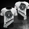 NFL Las Vegas Raiders White Black T-Shirt
