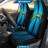 NFL Los Angeles Chargers Black Powder Blue Car Seat Covers