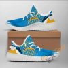 NFL Los Angeles Chargers Blue Gold Yeezy Boost Sneakers