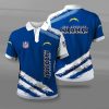 NFL Los Angeles Chargers Blue White Polo Shirt V3