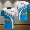 NFL Los Angeles Chargers Blue White T-Shirt V2