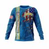 NFL Los Angeles Chargers Custom Name Powder Blue Sweatshirt