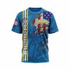 NFL Los Angeles Chargers Custom Name Powder Blue T-Shirt