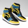 NFL Los Angeles Chargers Gold Black Air Jordan 1 High Sneakers
