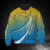 NFL Los Angeles Chargers Gold Blue Bomber Jacket