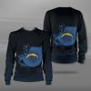 NFL Los Angeles Chargers Gold Blue Skull Sweatshirt