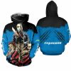 NFL Los Angeles Chargers Halloween Night Zip Up Hoodie V2