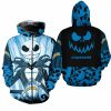 NFL Los Angeles Chargers Jack Skellington Zip Up Hoodie V4