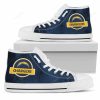 NFL Los Angeles Chargers Navy Blue High Top Shoes