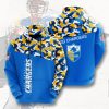 NFL Los Angeles Chargers Powder Blue Gold Camo Pullover Hoodie