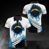 NFL Los Angeles Chargers White Blue Polo Shirt