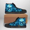 NFL Miami Dolphins Aqua Skull High Top Shoes