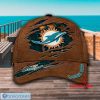 NFL Miami Dolphins Custom Name Brown Classic Cap