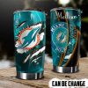 NFL Miami Dolphins Custom Name Limited Tumbler