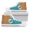 NFL Miami Dolphins High Top Shoes