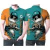 NFL Miami Dolphins Jack Skellington Polo Shirt