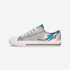 NFL Miami Dolphins Silver Low Top Shoes