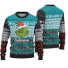 NFL Miami Dolphins The Grinch Ugly Christmas Sweater V2