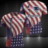 NFL New England Patriots American Flag T-Shirt