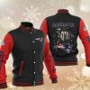 NFL New England Patriots Black Red Baseball Jacket