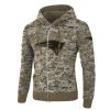 NFL New England Patriots Camo Zip Up Hoodie