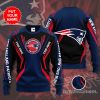NFL New England Patriots Custom Name Avenger Navy Sweatshirt V2