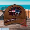 NFL New England Patriots Custom Name Brown Classic Cap