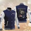 NFL New England Patriots Dark Blue Baseball Jacket