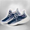 NFL New England Patriots Dark Blue White Curve Reze Sneakers