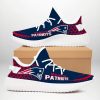 NFL New England Patriots Dark Navy Red Yeezy Boost Sneakers