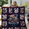 NFL New England Patriots Legend Quilt Blanket V2