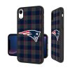 NFL New England Patriots Plaid Design Phone Case