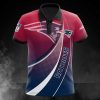 NFL New England Patriots Red Blue Polo Shirt V2