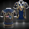 NFL New England Patriots Spider Man Edition Polo Shirt